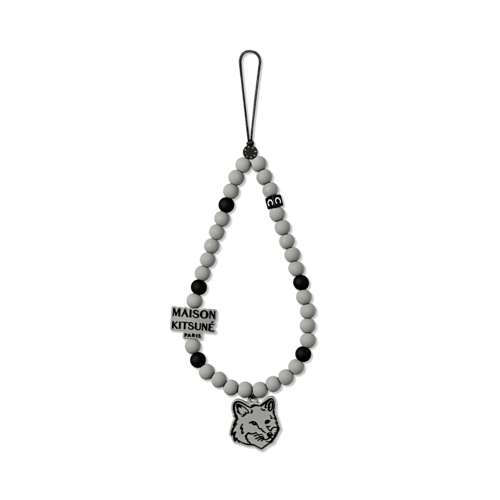   - Maison Kitsune Grey Phone Charm