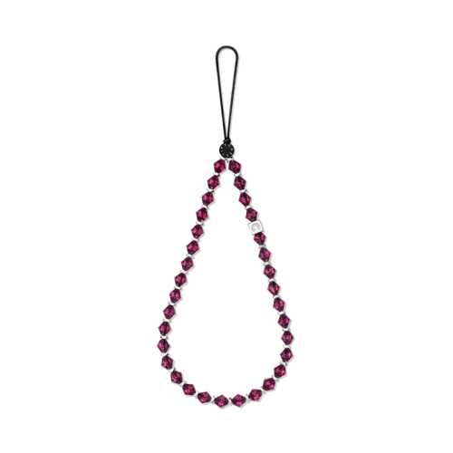- - Glossy Phone Charm - Fuchsia