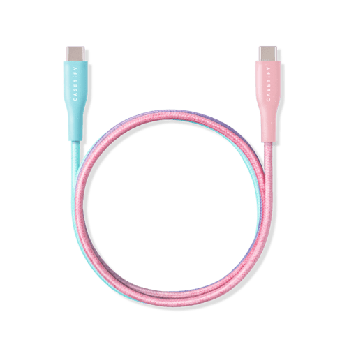 - - USB-C to USB-C Cable (1m / 3.3ft) - Cotton Candy