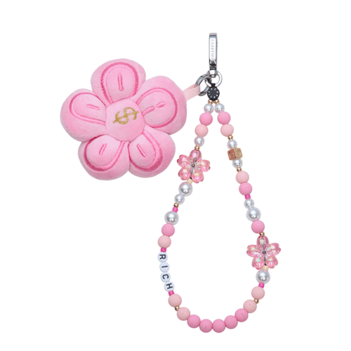   - Rich Flower Phone Charm