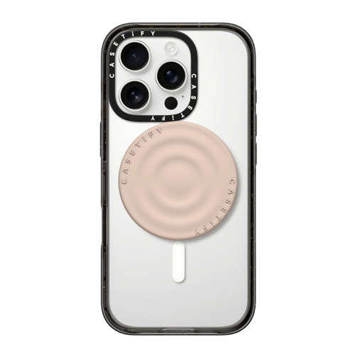 Snappy Grip Stand - Snappy Ripple Grip Stand MagSafe Compatible - Oat