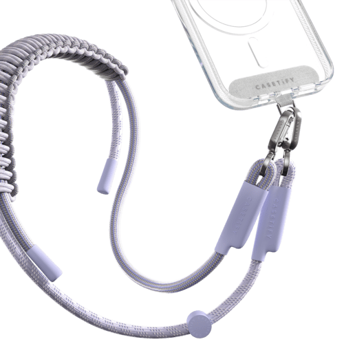 - - Rope Cross-body Strap - Periwinkle (Braided)
