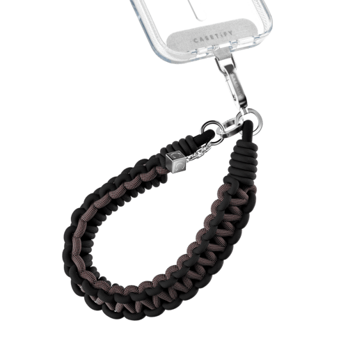 - - Rope Wrist Strap Double End - Black