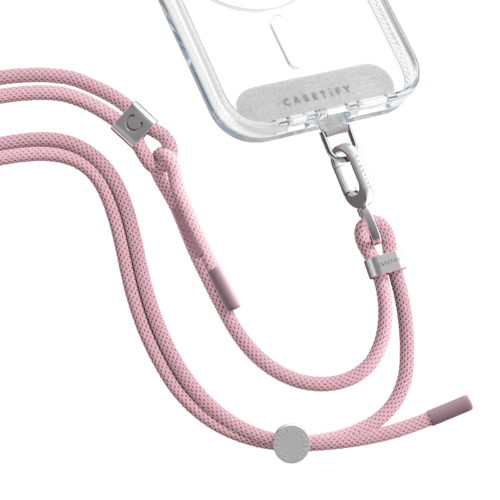 - - Rope Cross-body Strap - Pink (6mm)