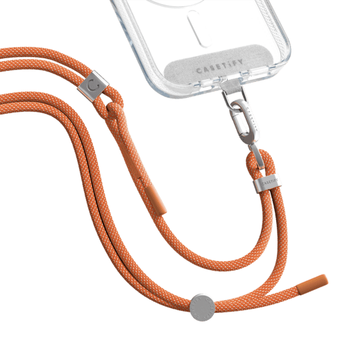 - - Rope Cross-body Strap - Orange (6mm)