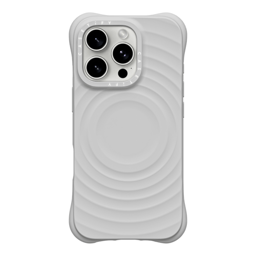 iPhone 16 Pro - Ripple Case - Pebble Grey