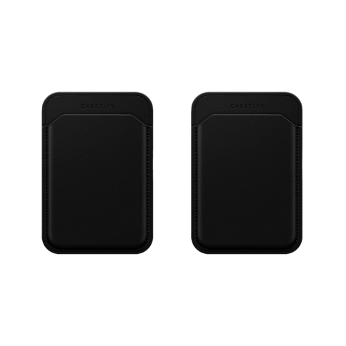 - - Snappy Wallet Duo Set - BioVeg Wallet MagSafe Compatible (Black x2)