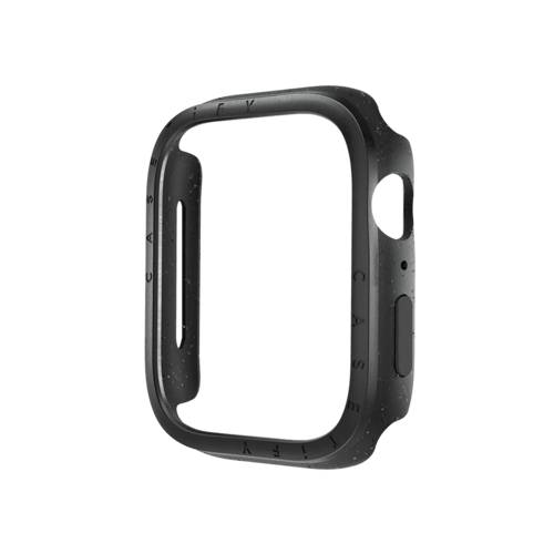 Apple Watch Series 10 (46mm) - Metallic Impact Case with Screen Protector - Black