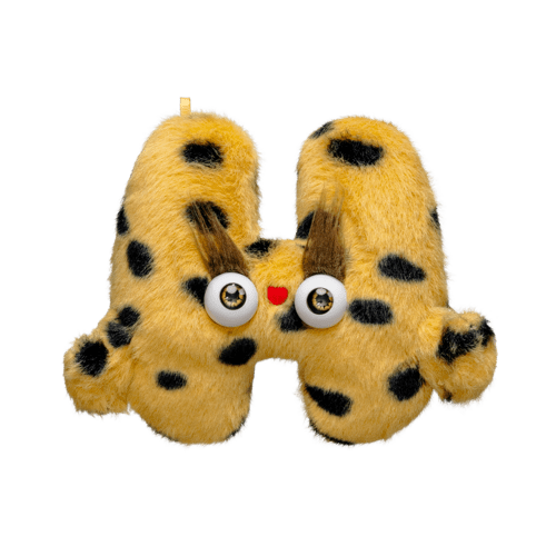 - - Alphabet Plush - H