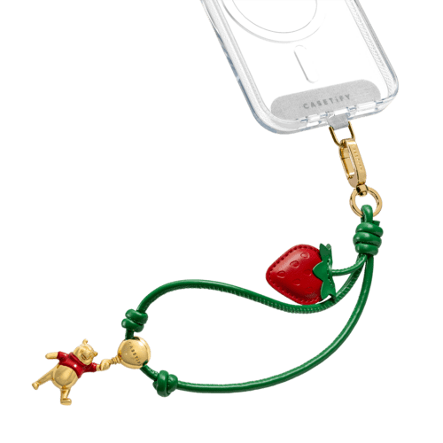 - - Winnie The Pooh Berry Phone Wristlet