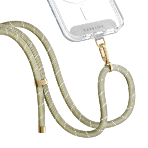 - - Rope Cross-body Strap - Khaki (8mm)