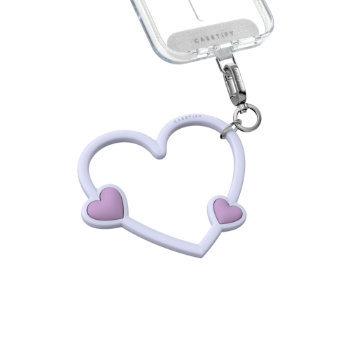 - - Heart Phone Wristlet  - Periwinkle Promise 
