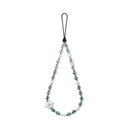 - - Flower Phone Charm - Celadon Serenity