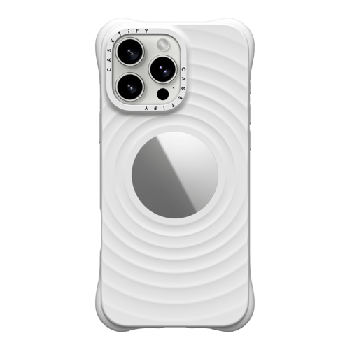 iPhone 16 Pro Max - Ripple Mirror Case - White - iPhone 16 Pro Max 