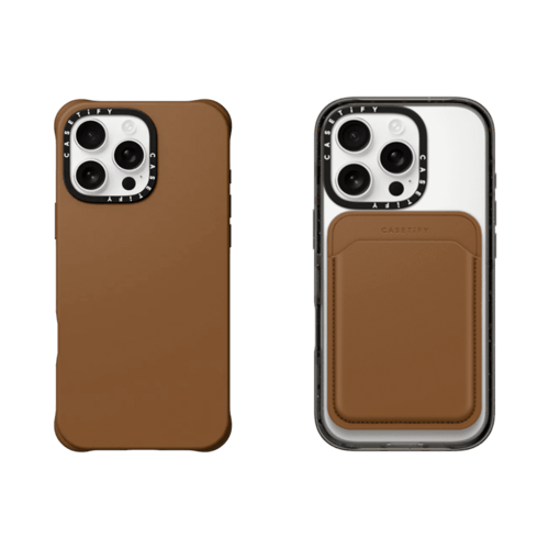 - - 2-in-1 BioVeg Set - iPhone 16 Pro Max (Tan) & Snappy Wallet (Tan)