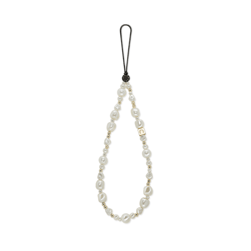 - - Pearl Phone Charm - Classic Pearl