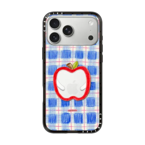 iPhone 17 Pro Max - Checkered Apple Cut Out