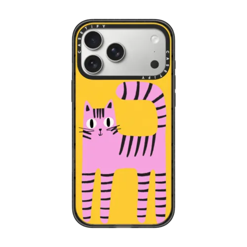iPhone 17 Pro Max - Pink Kitty (With Background)