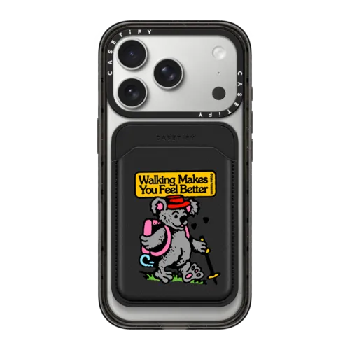 Snappy MagSafe Wallet - Walking Koala by Jake Foreman