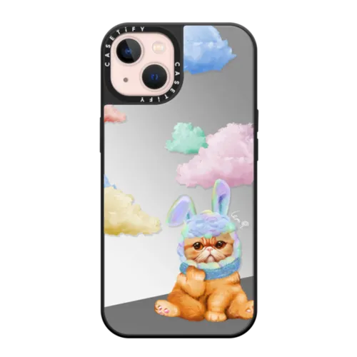 iPhone 13 - Amber Cat Sky by LeonLollipop