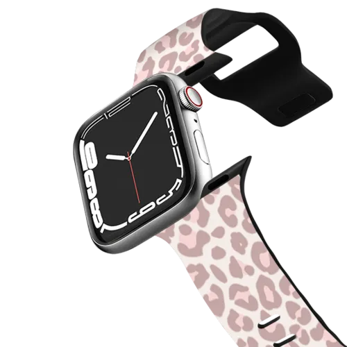 Apple Watch Series 7-9 (45mm) - Dusty Pink Leopard Apple Watch Band