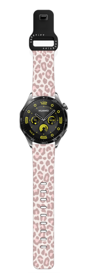 Huawei Watch GT4 (46mm) - Dusty Pink Leopard Apple Watch