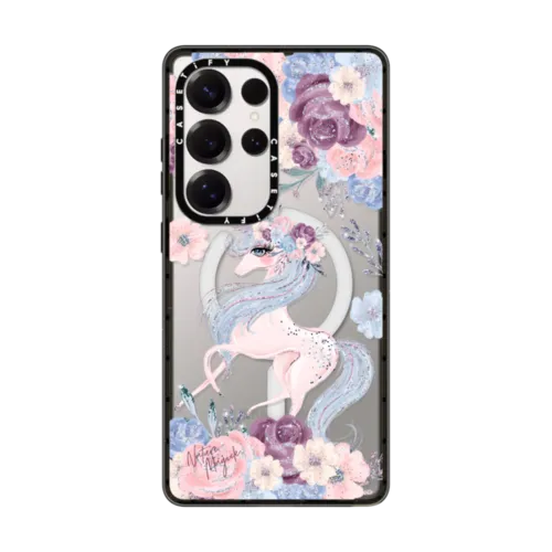 Galaxy S25 Ultra - Winter Unicorn Floral by Nature Magick