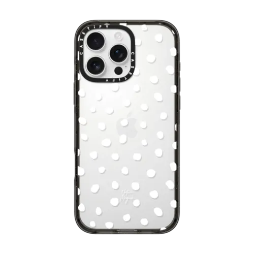 iPhone 16 Pro Max - Mod Dot by Nature Magick - White + Clear