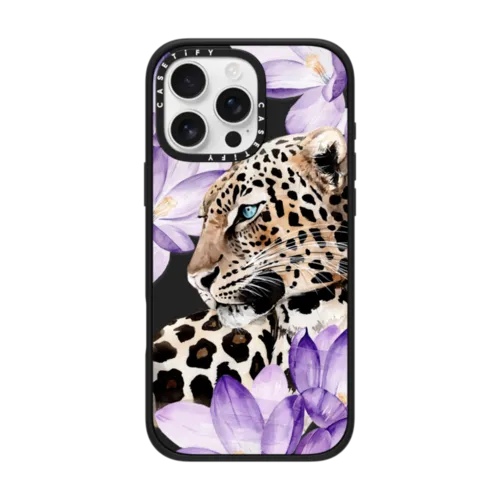 iPhone 16 Pro Max - Leopard with crocuses