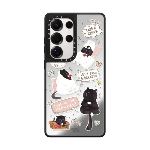 Galaxy S25 Ultra - Self care is health care sticker case by Moonaries illo
