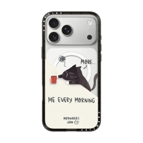 iPhone 17 Pro Max - Me every morning by Moonaries illo