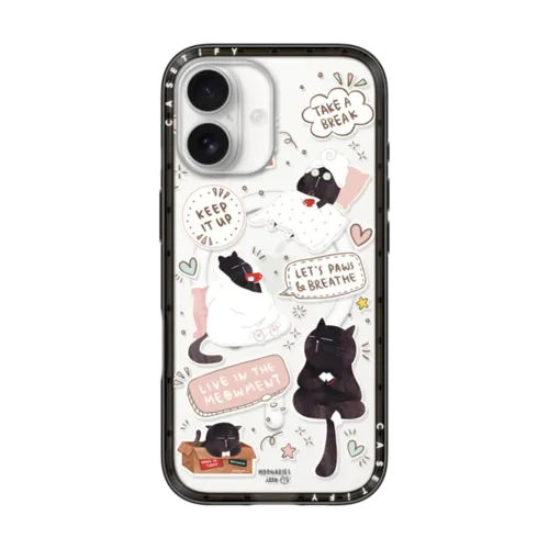 iPhone 17 - Self care is health care sticker case by Moonaries illo