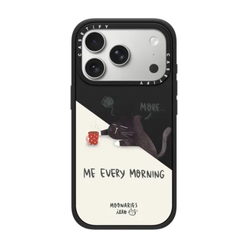 iPhone 17 Pro - Me every morning by Moonaries illo