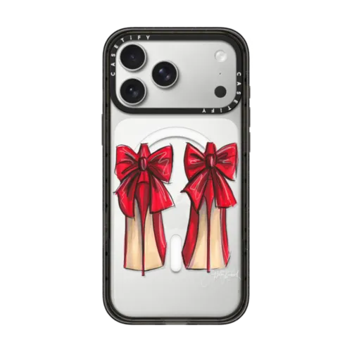 iPhone 17 Pro Max - Ruby Christmas Shoes (Fashion Illustration)