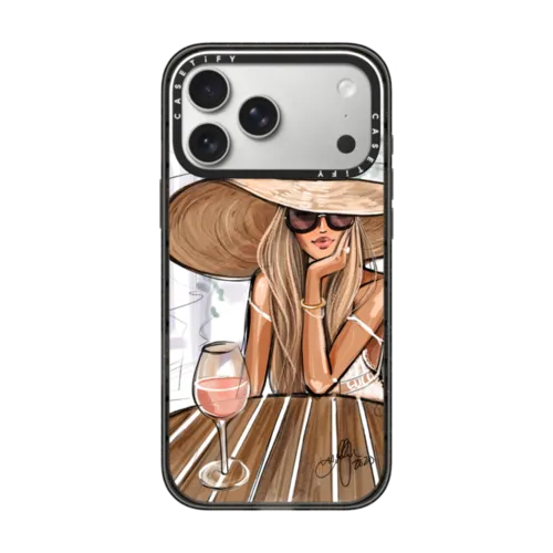 iPhone 17 Pro Max - Rose Dreamer (Blonde) Fashion Illustration Case
