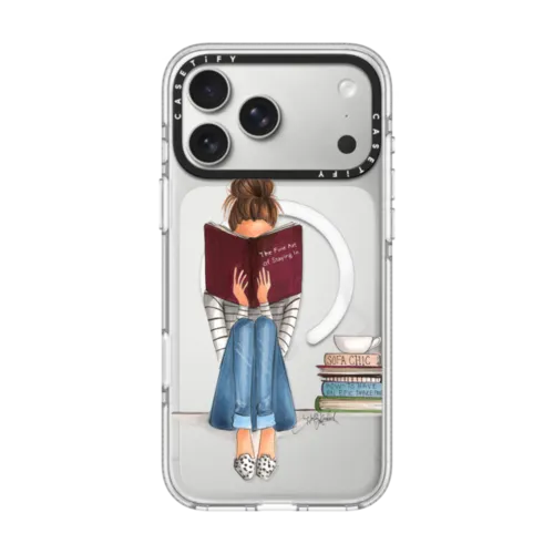 iPhone 17 Pro Max - Girl Reading a Book (The Fine Art of Staying In)