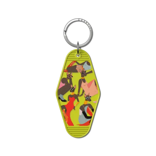 Keychain Tag - La Diva Chupacabras Keychain Tag