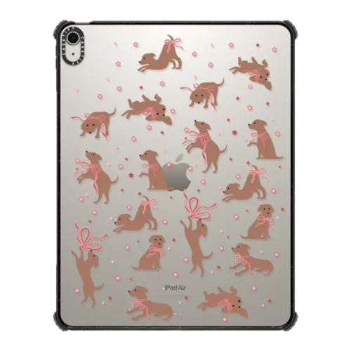 iPad Air 13-inch (M2 - M4) - Puppy & Bow