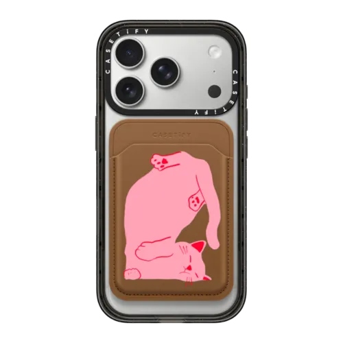 Snappy MagSafe Wallet - Sleepy Cat