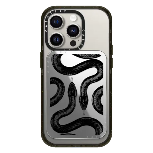 Snappy Cardholder Stand - Black Kingsnake