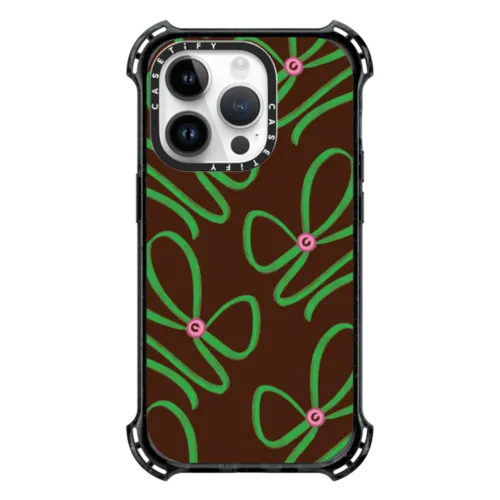 iPhone 14 Pro - Green Bows