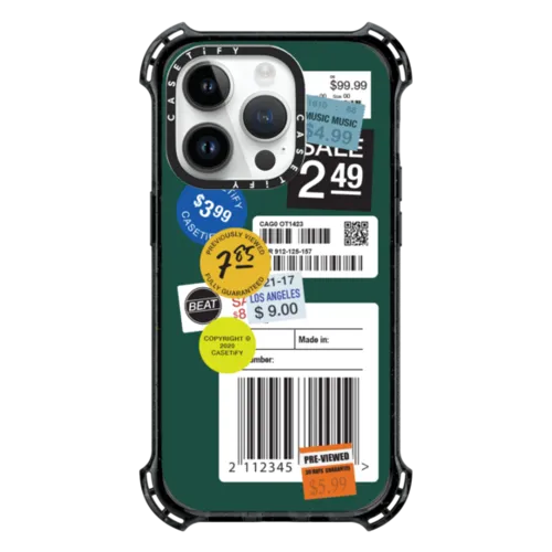 iPhone 14 Pro - Label Sticker Design - Mossy Mystery