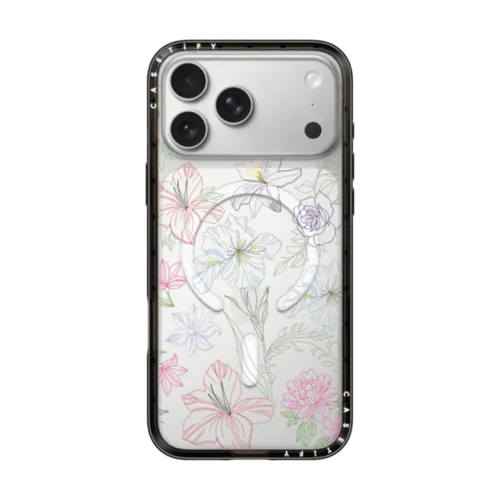 iPhone 17 Pro Max - Embroidered Floral Garden