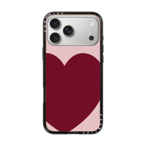 iPhone 17 Pro Max - Red Heart -pink