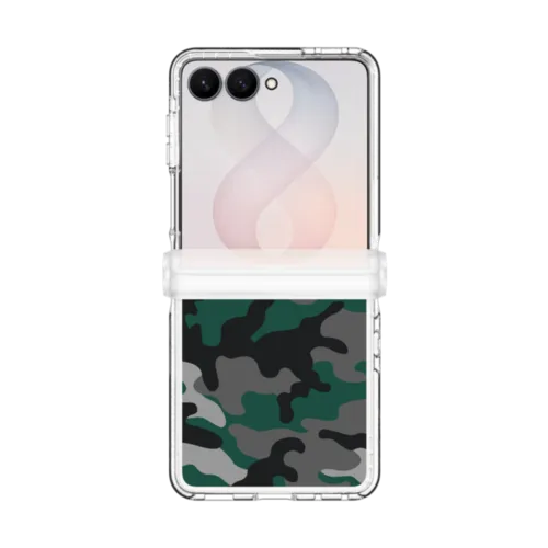Galaxy Z Flip8 - Camo Over - Black