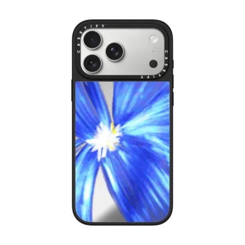 iPhone 17 Pro Max - Floral Spell - Blue Heart