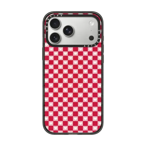 iPhone 17 Pro Max - Pink Red Checker