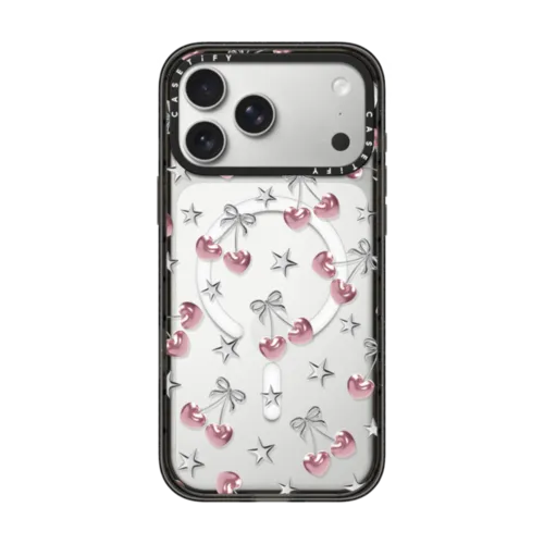 iPhone 17 Pro Max - Metallic Pink Cherries