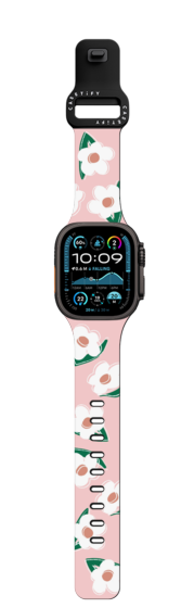 Apple Watch Ultra, Ultra 2 (49mm) - White Floral