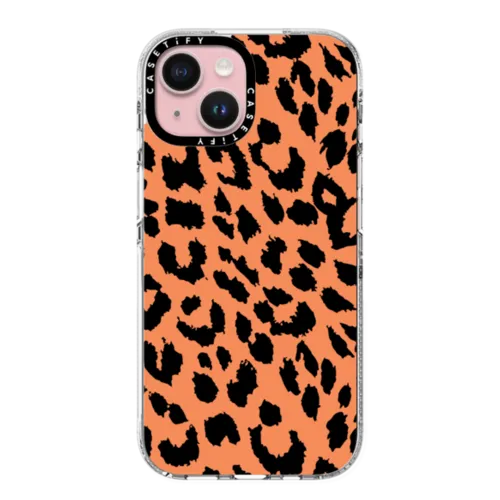 iPhone 15 - Lacie Leopard - Tangy Tango
